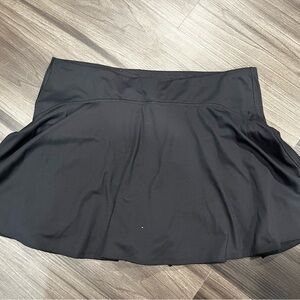 Women's Black High-Waisted Skort
